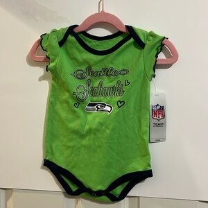 Seattle Seahawks one piece. Size 6/9months